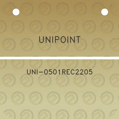 unipoint-uni-0501rec2205