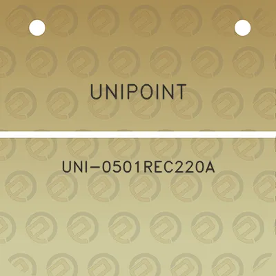 unipoint-uni-0501rec220a