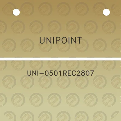 unipoint-uni-0501rec2807