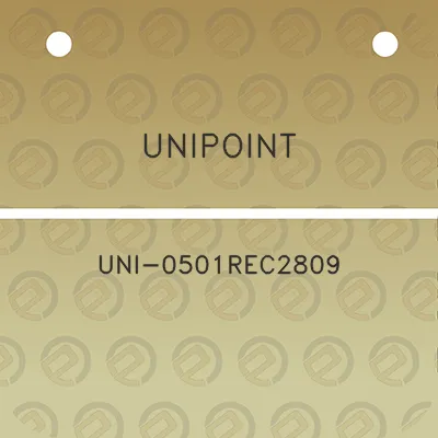 unipoint-uni-0501rec2809