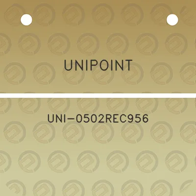 unipoint-uni-0502rec956