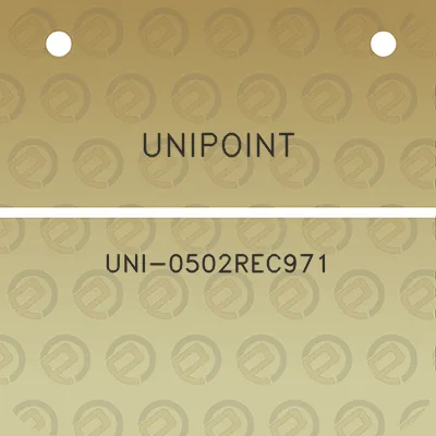 unipoint-uni-0502rec971