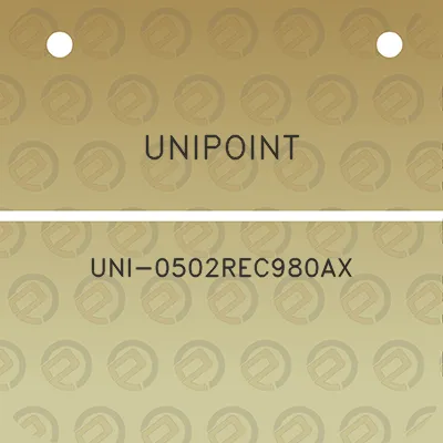 unipoint-uni-0502rec980ax