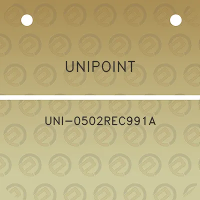 unipoint-uni-0502rec991a