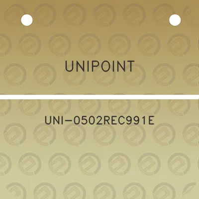 unipoint-uni-0502rec991e