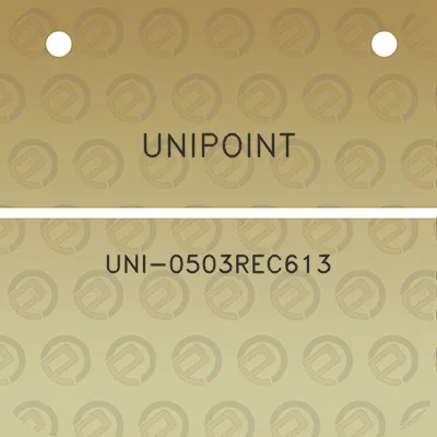 unipoint-uni-0503rec613