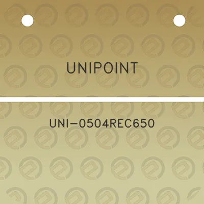 unipoint-uni-0504rec650