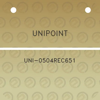 unipoint-uni-0504rec651