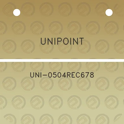 unipoint-uni-0504rec678