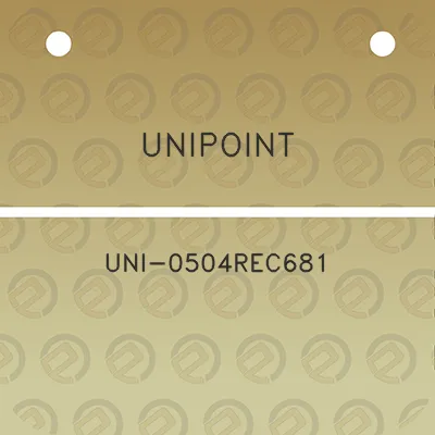 unipoint-uni-0504rec681