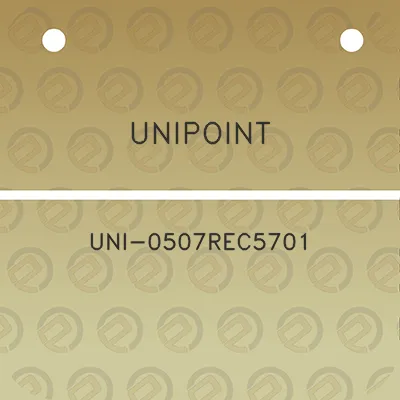 unipoint-uni-0507rec5701