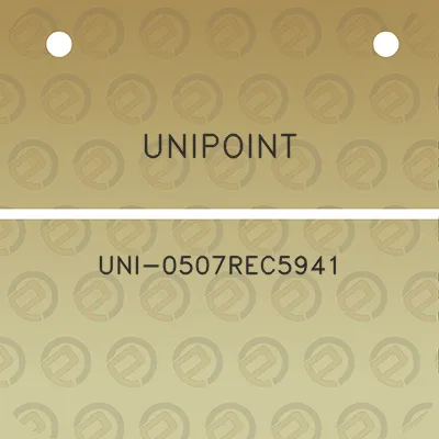 unipoint-uni-0507rec5941