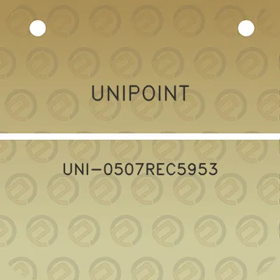 unipoint-uni-0507rec5953