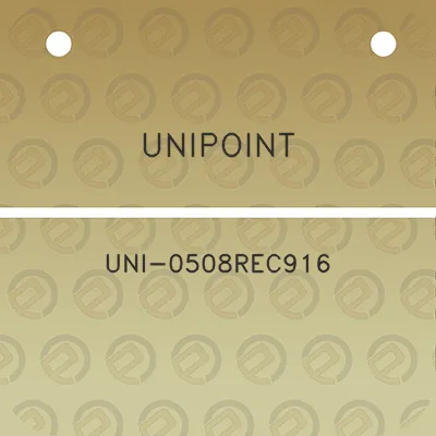 unipoint-uni-0508rec916