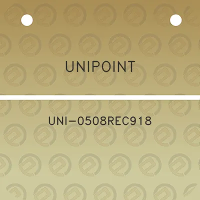 unipoint-uni-0508rec918