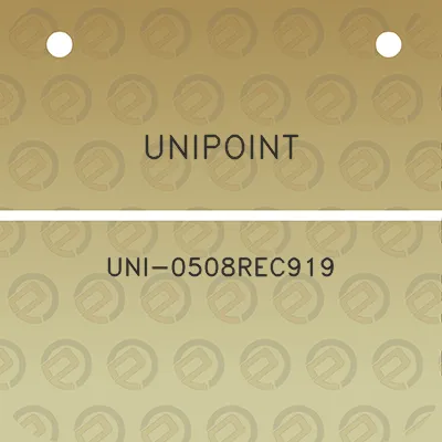 unipoint-uni-0508rec919