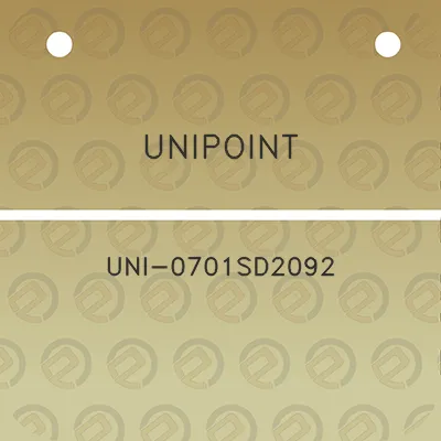 unipoint-uni-0701sd2092