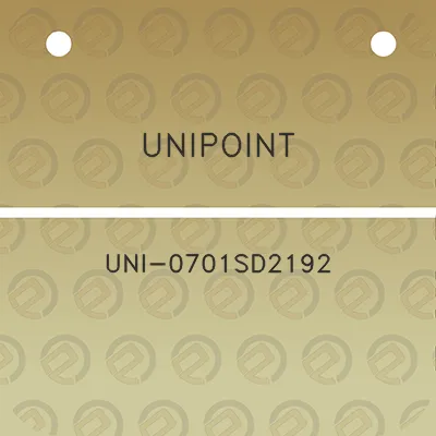 unipoint-uni-0701sd2192