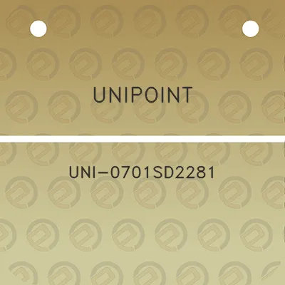 unipoint-uni-0701sd2281