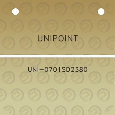 unipoint-uni-0701sd2380