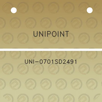 unipoint-uni-0701sd2491