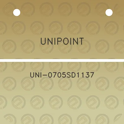 unipoint-uni-0705sd1137