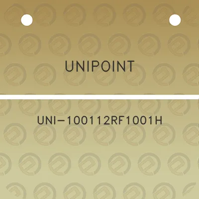 unipoint-uni-100112rf1001h