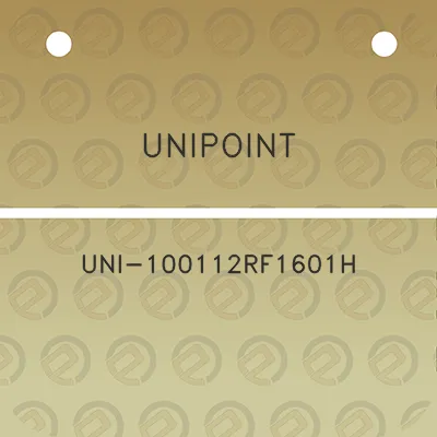 unipoint-uni-100112rf1601h