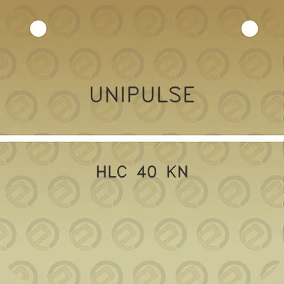 unipulse-hlc-40-kn