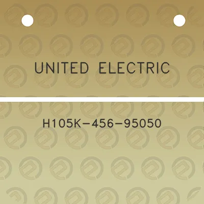 united-electric-h105k-456-95050