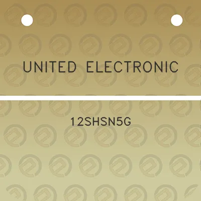 united-electronic-12shsn5g