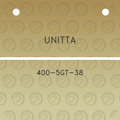 unitta-400-5gt-38