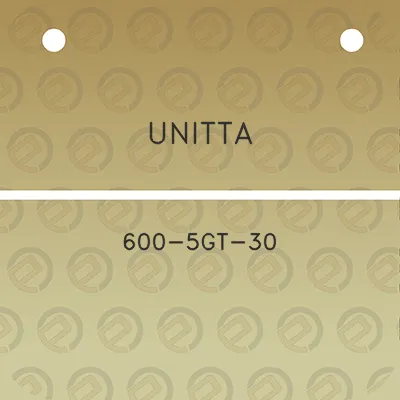 unitta-600-5gt-30