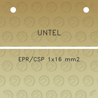 untel-eprcsp-1x16-mm2