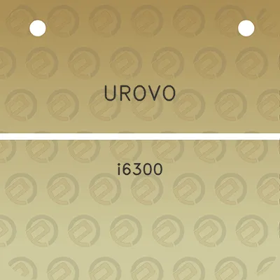 urovo-i6300