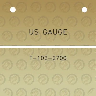 us-gauge-t-102-2700