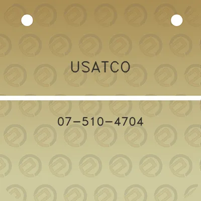 usatco-07-510-4704