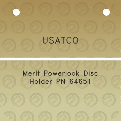 usatco-merit-powerlock-disc-holder-pn-64651