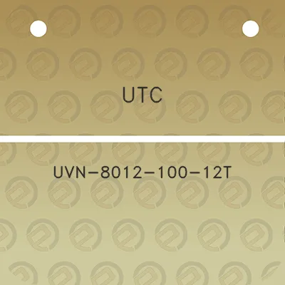 utc-uvn-8012-100-12t