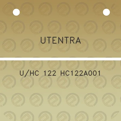 utentra-uhc-122-hc122a001