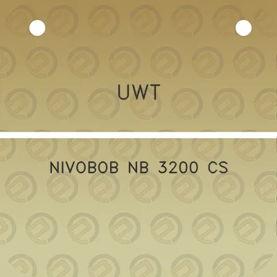 uwt-nivobob-nb-3200-cs