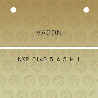 vacon-nxp-0140-5-a-5-h-1