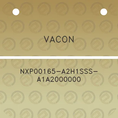 vacon-nxp00165-a2h1sss-a1a2000000