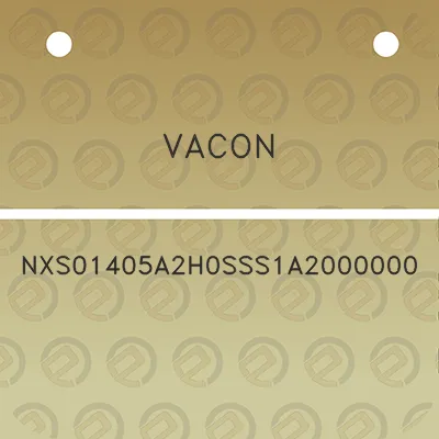 vacon-nxs01405a2h0sss1a2000000