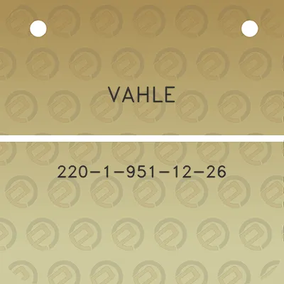 vahle-220-1-951-12-26