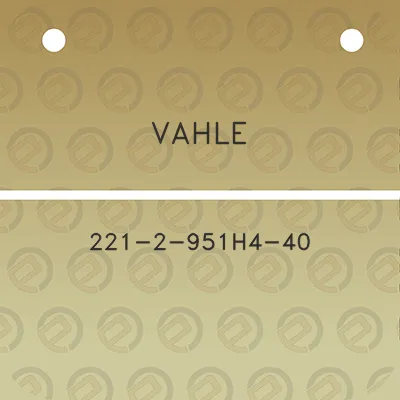 vahle-221-2-951h4-40