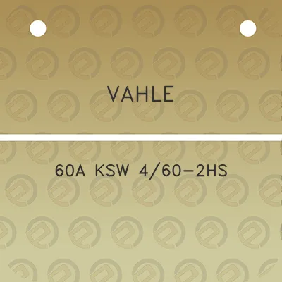 vahle-60a-ksw-460-2hs