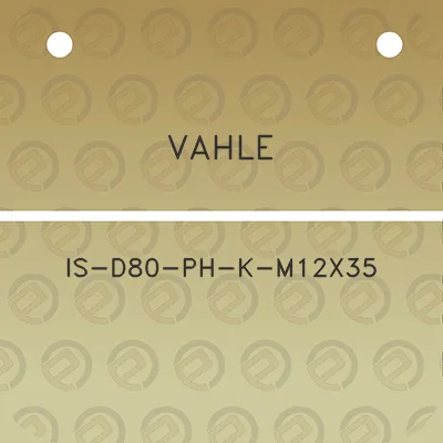 vahle-is-d80-ph-k-m12x35