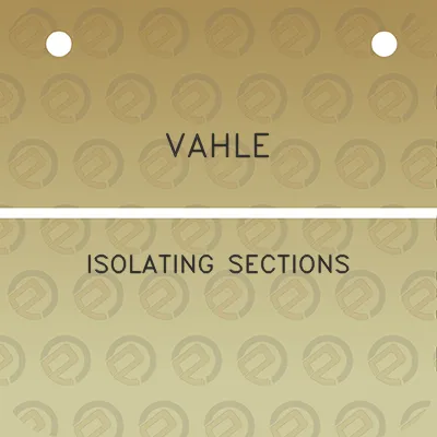 vahle-isolating-sections