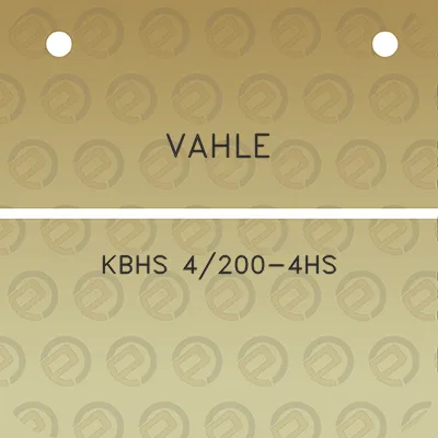 vahle-kbhs-4200-4hs